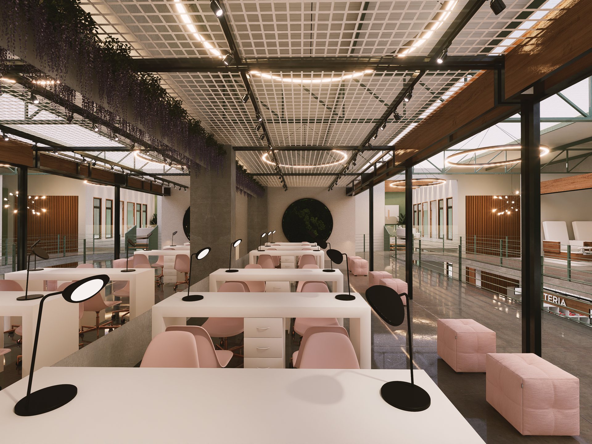 Área de manicure · interior