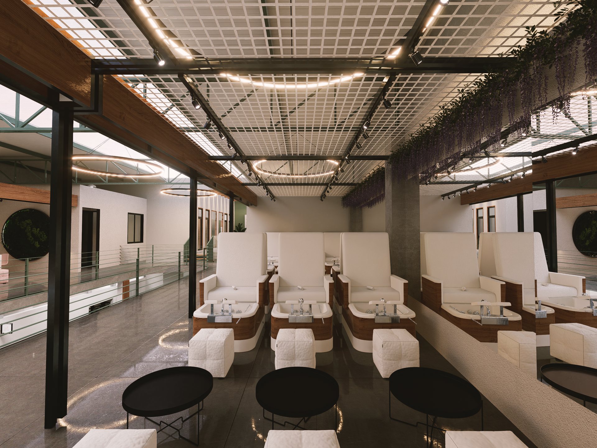 Área de pedicure · interior