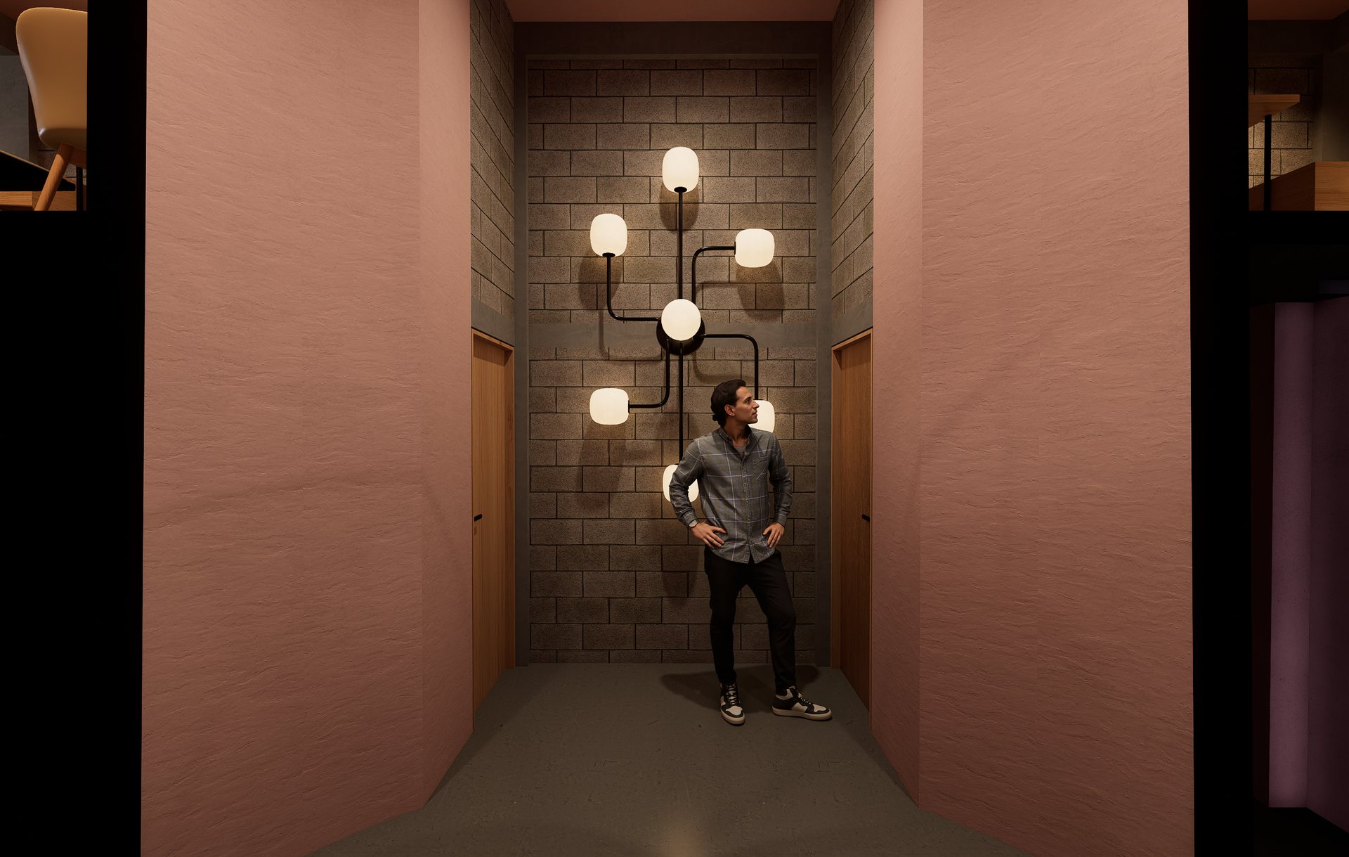 Lobby de habitaciones