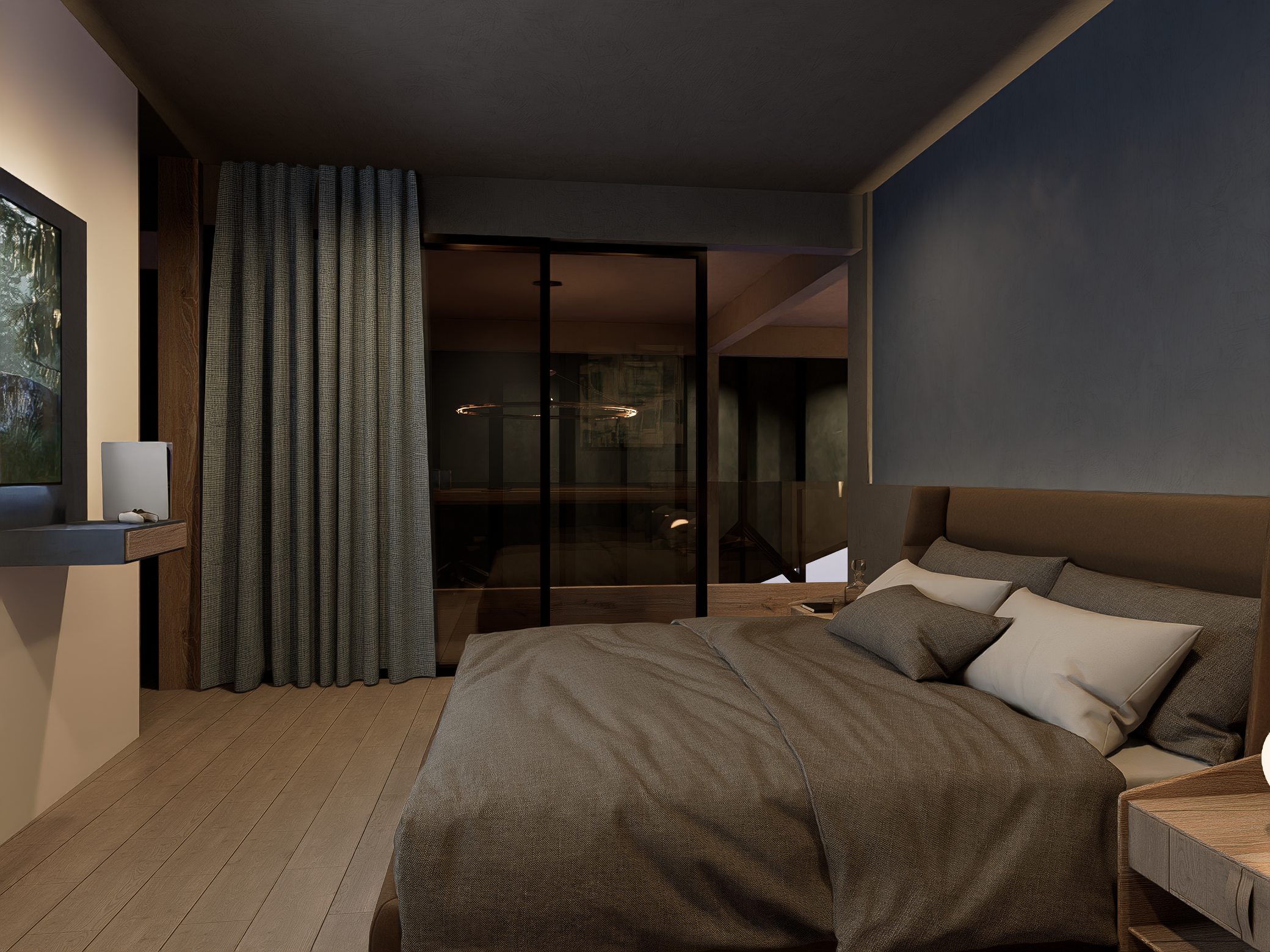 Recámara · conexión al loft